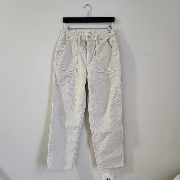 Universal Thread Womens vintage straight cream corduroy pants - Picture 1 of 9